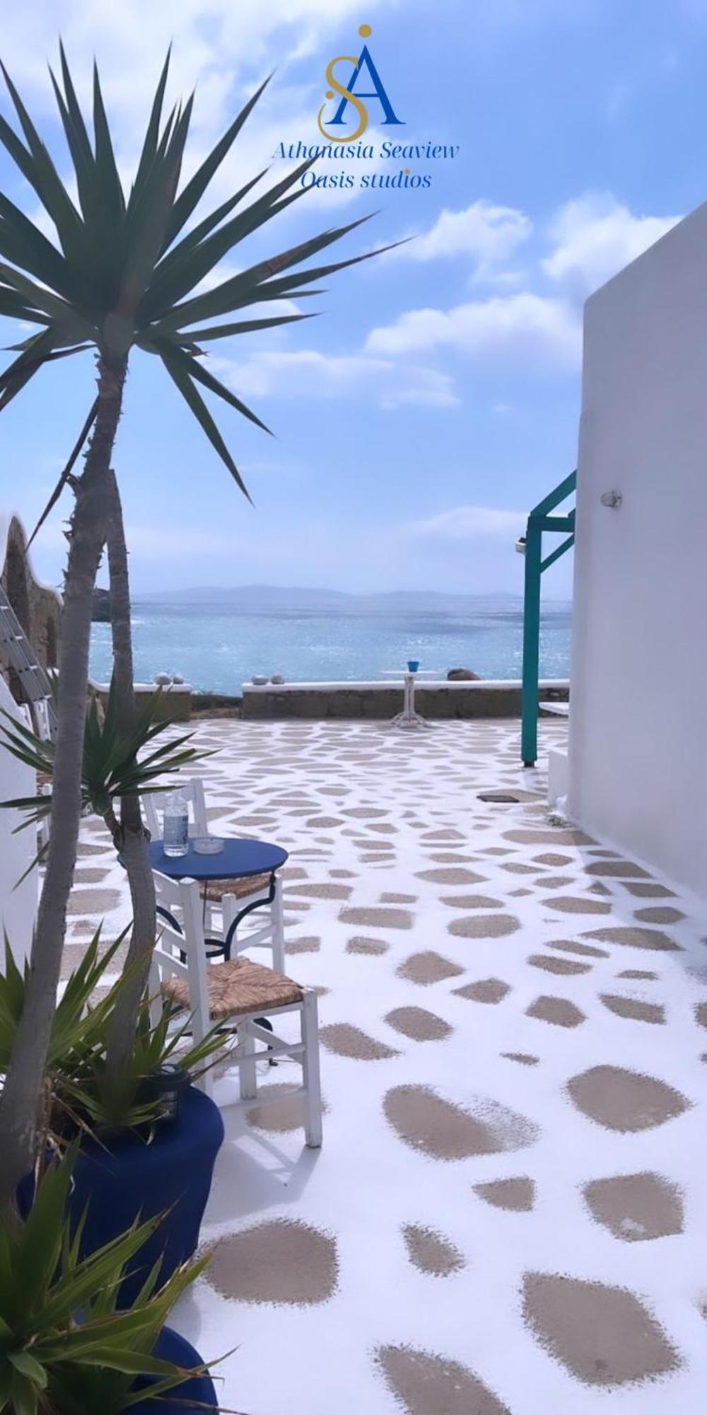 Mykonos Athanasia Seaview Oasis Studios By The Port Houlakia  Bagian luar foto