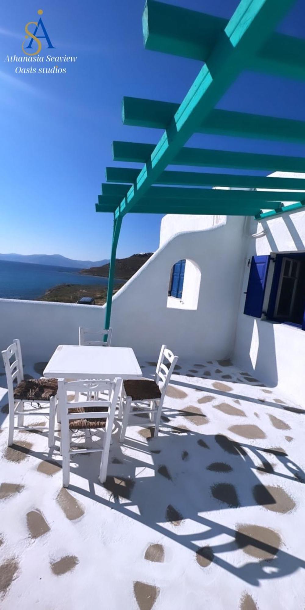 Mykonos Athanasia Seaview Oasis Studios By The Port Houlakia  Bagian luar foto