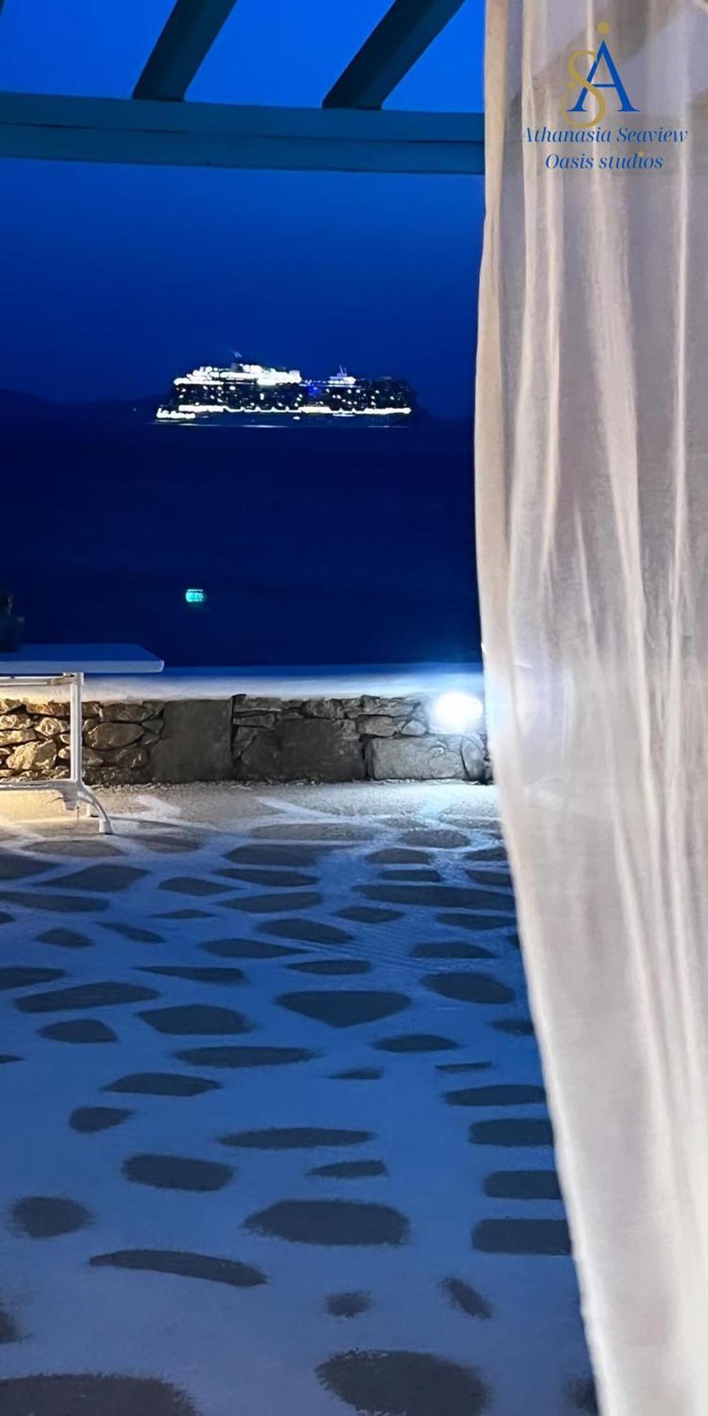 Mykonos Athanasia Seaview Oasis Studios By The Port Houlakia  Bagian luar foto