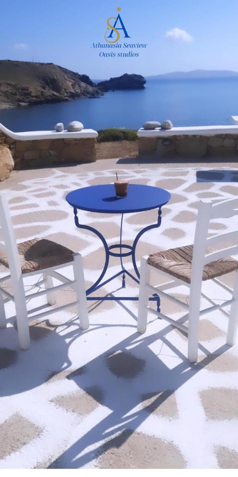 Mykonos Athanasia Seaview Oasis Studios By The Port Houlakia  Bagian luar foto