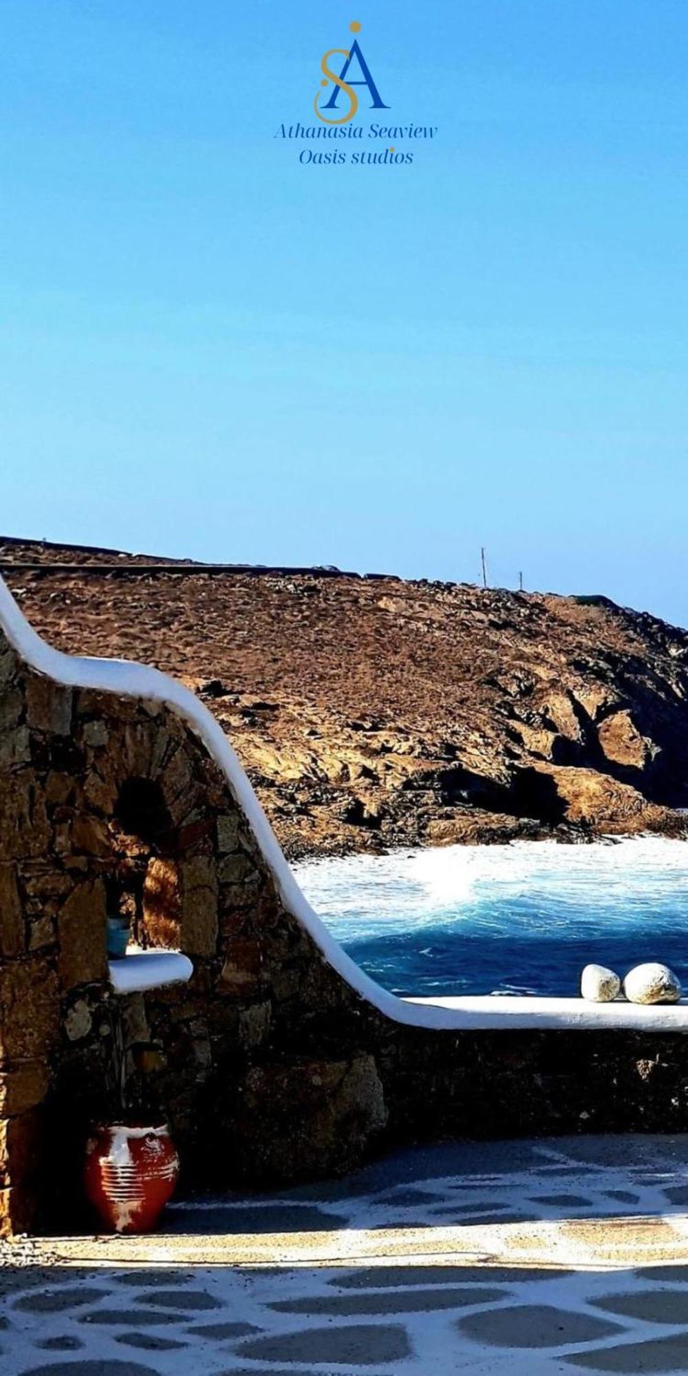 Mykonos Athanasia Seaview Oasis Studios By The Port Houlakia  Bagian luar foto