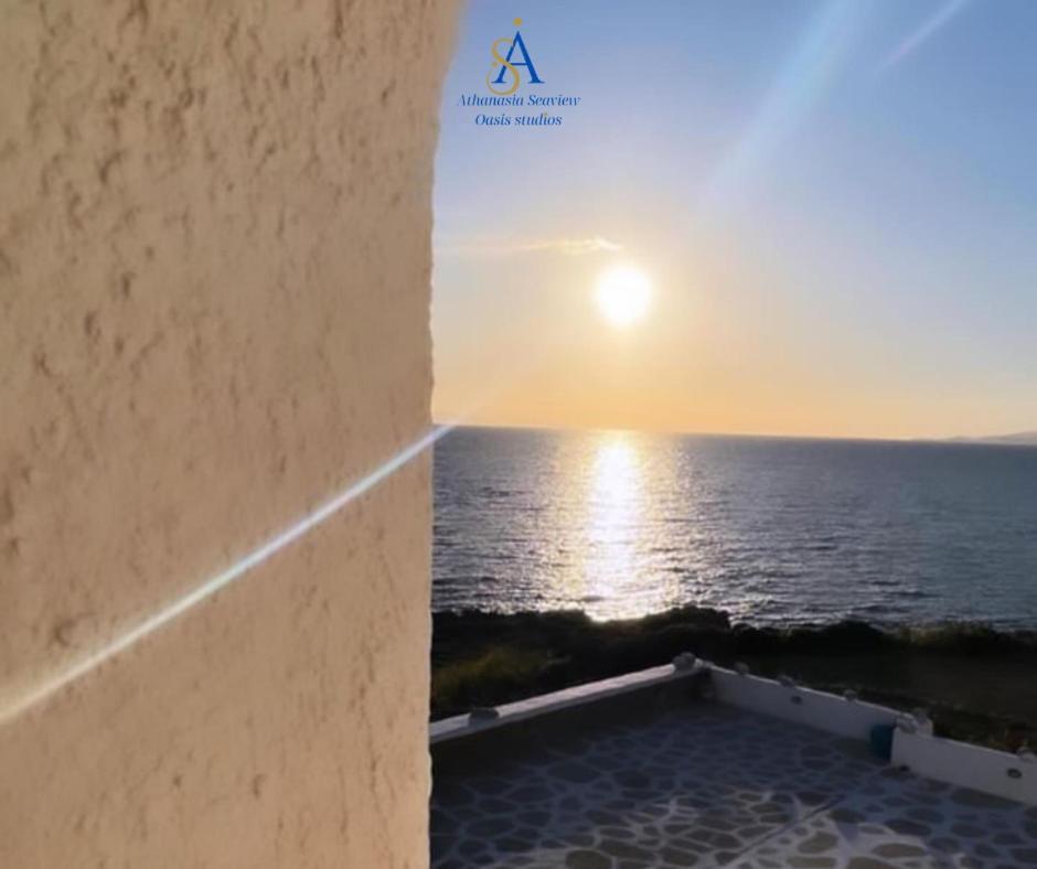 Mykonos Athanasia Seaview Oasis Studios By The Port Houlakia  Bagian luar foto
