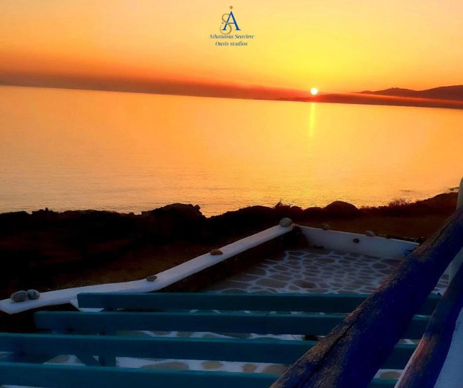 Mykonos Athanasia Seaview Oasis Studios By The Port Houlakia  Ruang foto