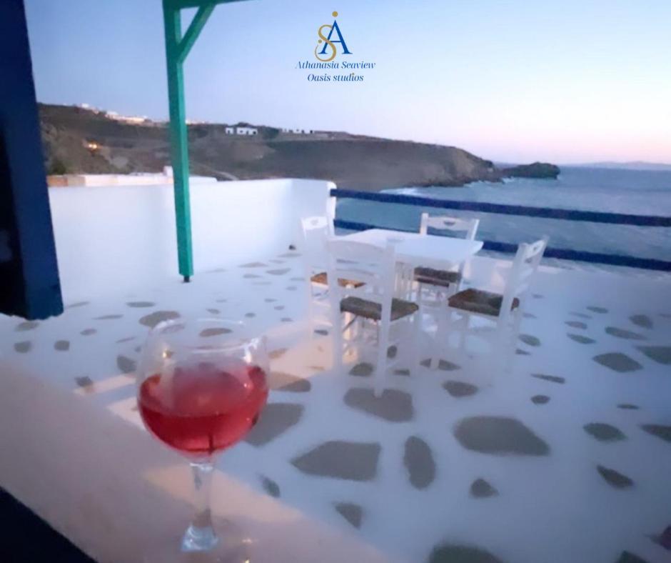 Mykonos Athanasia Seaview Oasis Studios By The Port Houlakia  Bagian luar foto